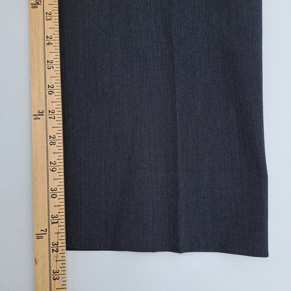 Brooks Brothers Madison Dress Pants Mens 37x32 Wool Charcoal Gray Flat Front - Picture 8 of 12